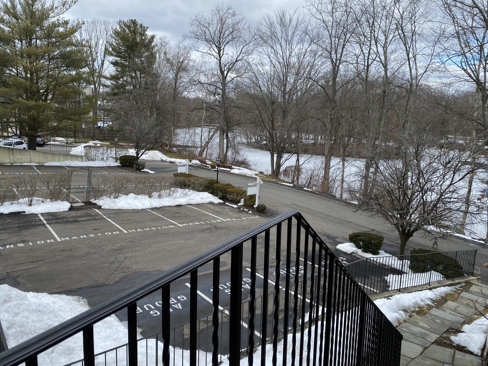 Private back-of-building parking outside Suite LLB
